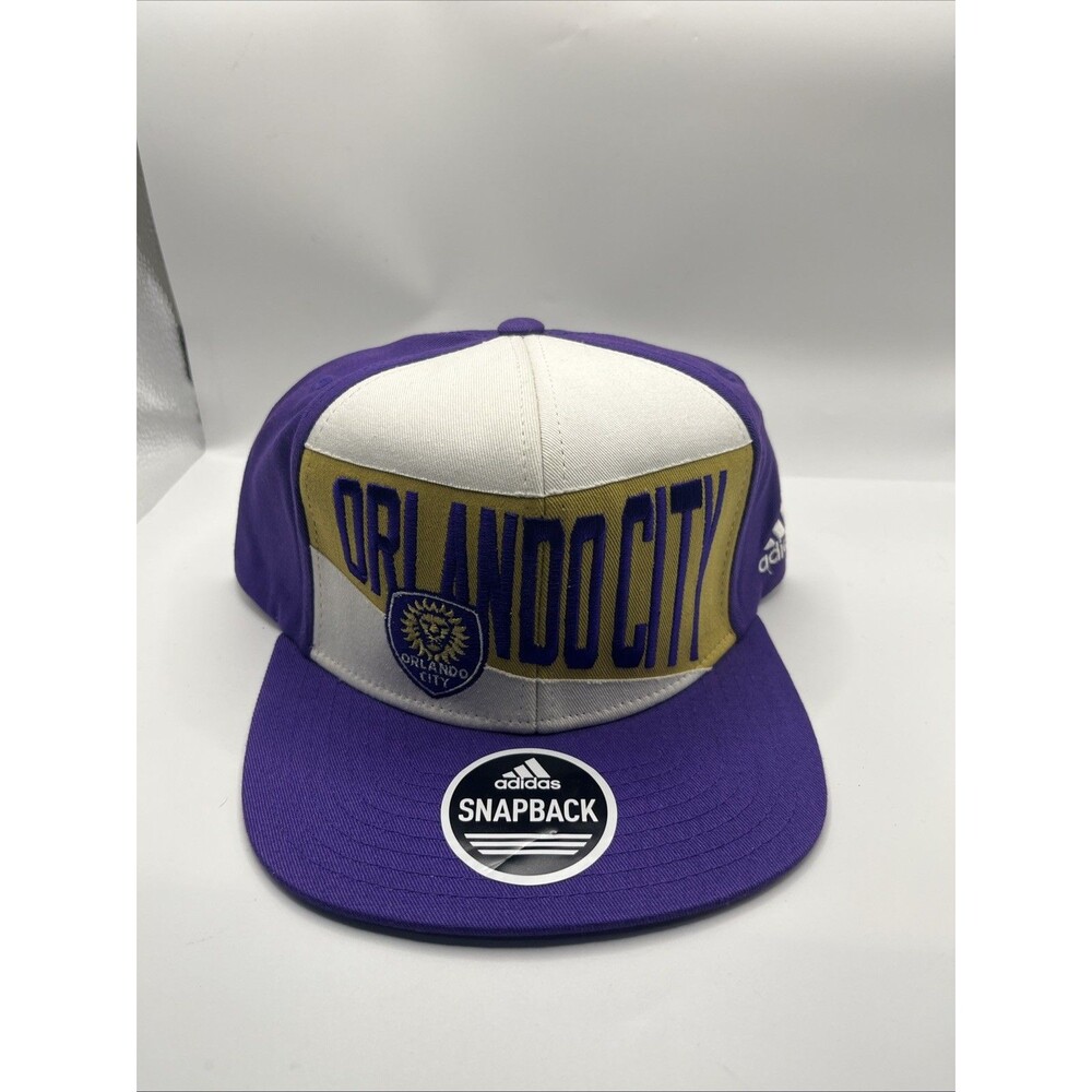 MLS Orlando City SC Adidas Snap Back Cap Hat Beanie Style #VW77Z NEW!